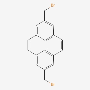 molecular formula C18H12Br2 B3055333 2,7-Bis(bromomethyl)pyrene CAS No. 63996-39-4