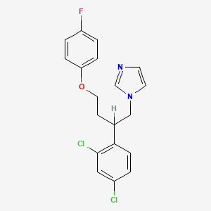 molecular formula C19H17Cl2FN2O B3055334 IMB-301 CAS No. 64009-84-3