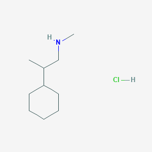 molecular formula C10H22ClN B3055336 Cyclexedrine hydrochloride CAS No. 64011-61-6