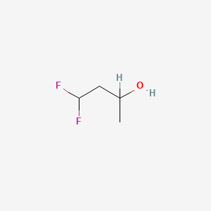 molecular formula C4H8F2O B3055343 4,4-Difluoro-2-butanol CAS No. 64037-40-7