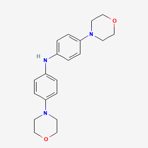 Benzenamine, 4-(4-morpholinyl)-N-[4-(4-morpholinyl)phenyl]-