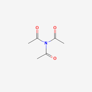 molecular formula C6H9NO3 B3055353 N,N,N-Triacetylamine CAS No. 641-06-5