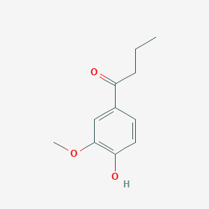 1-(4-Hydroxy-3-methoxyphenyl)butan-1-one