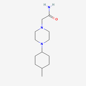 1-Piperazineacetamide, N-(4-methylcyclohexyl)-