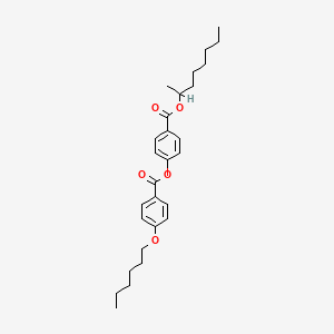 4-[[(1-Methylheptyl)oxy]carbonyl]phenyl 4-(hexyloxy)benzoate