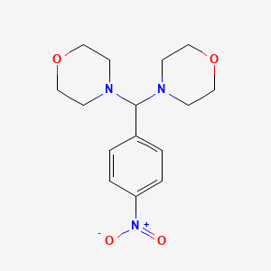 Morpholine, 4,4'-(p-nitrobenzylidene)di-