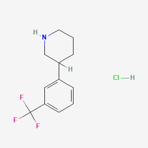 3-(m-Trifluoromethylphenyl)piperidine hydrochloride