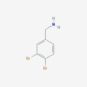 molecular formula C7H7Br2N B3055386 (3,4-Dibromophenyl)methanamine CAS No. 64382-95-2