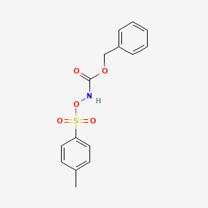 molecular formula C15H15NO5S B3055393 Benzyl tosyloxycarbamate CAS No. 64420-86-6