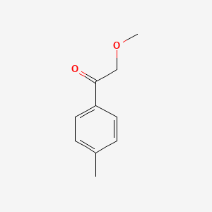 molecular formula C10H12O2 B3055413 Ethanone, 2-methoxy-1-(4-methylphenyl)- CAS No. 64591-47-5