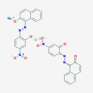 molecular formula C16H12ClNO2 B3055416 Chromate(1-), bis(1-((2-hydroxy-4-nitrophenyl)azo)-2-naphthalenolato(2-))-, sodium CAS No. 64611-73-0