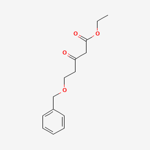 molecular formula C14H18O4 B3055428 Ethyl 5-(benzyloxy)-3-oxopentanoate CAS No. 64714-79-0