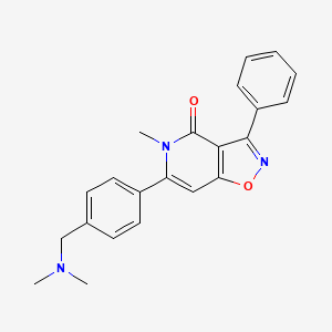5-methyl-3-phenyl-6-(p-[dimethylaminomethyl]phenyl)-isoxazolo[4,5-c]pyridin-4(5H)-one