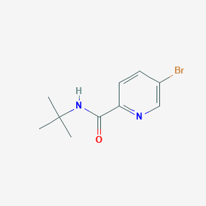 molecular formula C10H13BrN2O B3055436 5-bromo-N-(tert-butyl)picolinamide CAS No. 647826-69-5