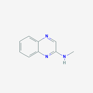 molecular formula C9H9N3 B3055443 N-甲基喹喔啉-2-胺 CAS No. 6479-17-0