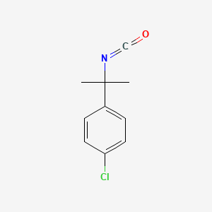 molecular formula C10H10ClNO B3055444 1-Chloro-4-(2-isocyanatopropan-2-yl)benzene CAS No. 64798-38-5
