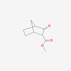 molecular formula C9H12O3 B3055446 Methyl 3-oxobicyclo[2.2.1]heptane-2-carboxylate CAS No. 64810-14-6