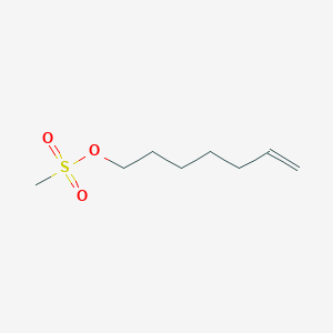 Hept-6-en-1-yl methanesulfonate