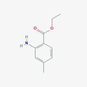 molecular formula C10H13NO2 B3055449 2-氨基-4-甲基苯甲酸乙酯 CAS No. 64818-80-0