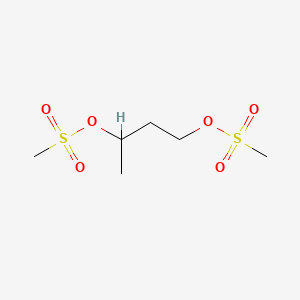 molecular formula C6H14O6S2 B3055470 3-Methylsulfonyloxybutyl methanesulfonate CAS No. 64923-50-8