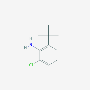 molecular formula C10H14ClN B3055474 2-(tert-Butyl)-6-chloroaniline CAS No. 64985-31-5