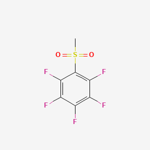 B3055497 Sulfone, methyl pentafluorophenyl CAS No. 651-85-4