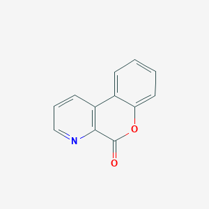 molecular formula C12H7NO2 B3055529 chromeno[3,4-b]pyridin-5-one CAS No. 65297-93-0
