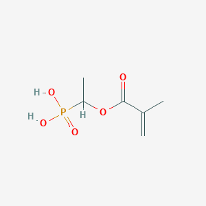 molecular formula C6H11O5P B3055563 1-(Methacryloyloxy)ethylphosphonic acid CAS No. 65514-03-6