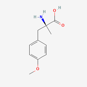 molecular formula C11H15NO3 B3055574 O,alpha-dimethyl-L-tyrosine CAS No. 65555-88-6