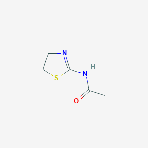 molecular formula C5H8N2OS B3055575 N-(4,5-dihydro-1,3-thiazol-2-yl)acetamide CAS No. 6558-31-2