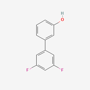 molecular formula C12H8F2O B3055588 3-(3,5-Difluorophenyl)phenol CAS No. 656304-62-0