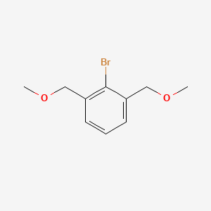 molecular formula C10H13BrO2 B3055590 2-Bromo-1,3-bis(methoxymethyl)benzene CAS No. 65654-53-7