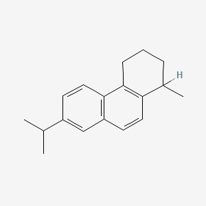 molecular formula C18H22 B3055592 Phenanthrene, 1,2,3,4-tetrahydro-1-methyl-7-(1-methylethyl)- CAS No. 6566-19-4