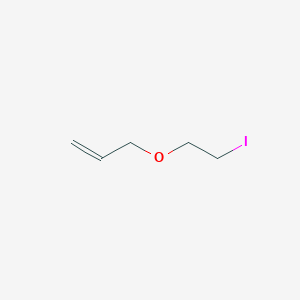 molecular formula C5H9IO B3055606 3-(2-Iodoethoxy)prop-1-ene CAS No. 65805-36-9