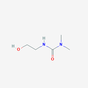 molecular formula C5H12N2O2 B3055620 3-(2-Hydroxyethyl)-1,1-dimethylurea CAS No. 65869-66-1