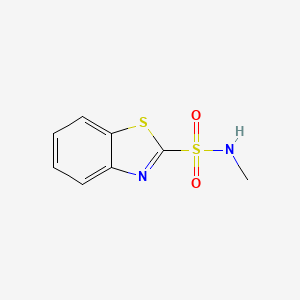 molecular formula C8H8N2O2S2 B3055637 N-methylbenzo[d]thiazole-2-sulfonamide CAS No. 66003-69-8