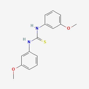 molecular formula C15H16N2O2S B3055638 1,3-Bis(3-methoxyphenyl)thiourea CAS No. 6601-00-9