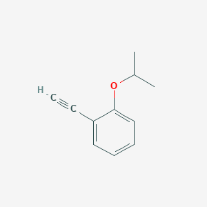 molecular formula C11H12O B3055642 1-Ethynyl-2-(propan-2-yloxy)benzene CAS No. 66021-95-2