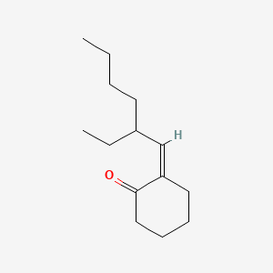 molecular formula C14H24O B3055687 (2Z)-2-(2-ethylhexylidene)cyclohexan-1-one CAS No. 6628-38-2