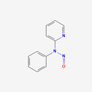 molecular formula C11H9N3O B3055694 n-nitroso-n-phenylpyridin-2-amine CAS No. 6631-38-5