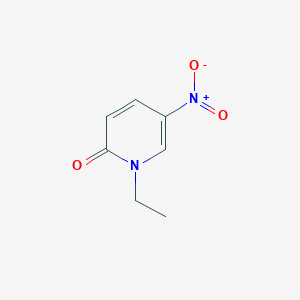 molecular formula C7H8N2O3 B3055697 1-Ethyl-5-nitropyridin-2(1H)-one CAS No. 66336-02-5