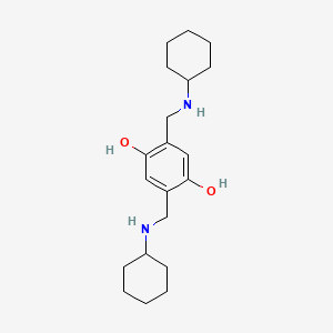 2,5-Bis[(cyclohexylamino)methyl]benzene-1,4-diol