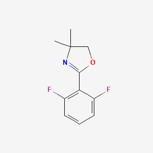 Oxazole, 2-(2,6-difluorophenyl)-4,5-dihydro-4,4-dimethyl-