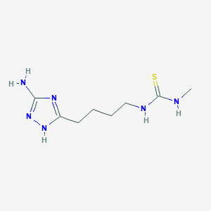 1-[4-(3-amino-1H-1,2,4-triazol-5-yl)butyl]-3-methylthiourea
