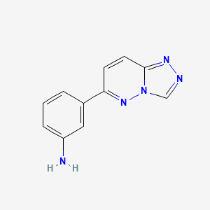 3-([1,2,4]Triazolo[4,3-b]pyridazin-6-yl)aniline