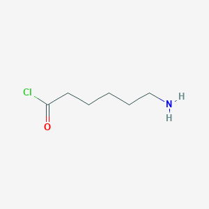molecular formula C6H12ClNO B3055752 Hexanoyl chloride, 6-amino- CAS No. 66678-88-4