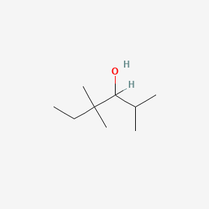 molecular formula C9H20O B3055775 2,4,4-trimethylhexan-3-ol CAS No. 66793-92-8