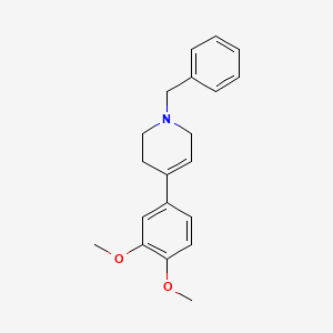 1-Benzyl-4-(3,4-dimethoxyphenyl)-1,2,3,6-tetrahydropyridine