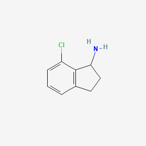 7-Chloro-2,3-dihydro-1H-inden-1-amine