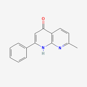 2-Phenyl-7-methyl-1,8-naphthyridine-4-ol